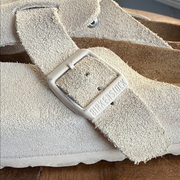 Birkenstock Boston Soft Footbed Suede Clog Sandals 38/7 - Picture 15 of 16